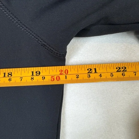 Yogalicious Black Long Hoodie L Thumbholes Soft Athleisure Lounge Cozy - Picture 6 of 8